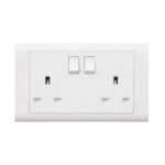 MK ESSENTIALS 13A DOUBLE SOCKET-MV2747WHI