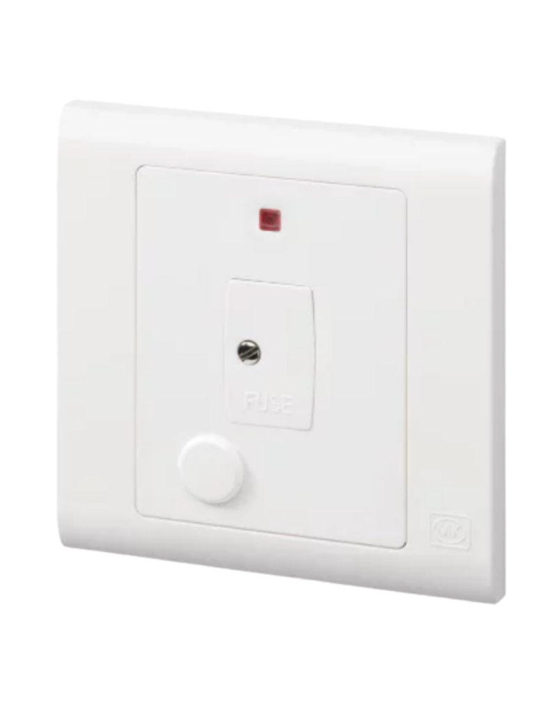 15 MK ESSENTIALS 13A FUSED CONN.UNIT WITH NEON-MV1030WHI - Image 1