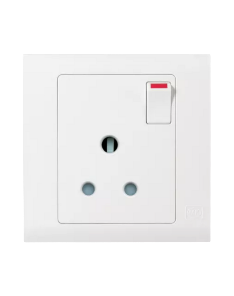 18 MK ESSENTIALS 15A SINGLE SOCKET-MV2893WHI - Image 1