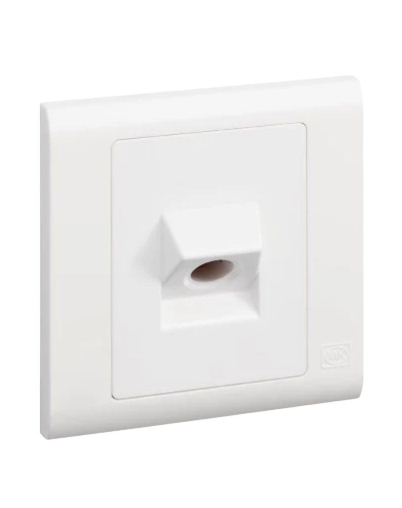 21 MK ESSENTIALS 25A OUTLET 1GANG-MV1080WHI - Image 1