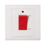 MK ESSENTIALS 32A DP SWITCH W/NEON-MV5105WHI