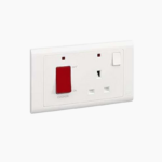 MK ESSENTIALS 45A DP SWITCH +13ASINGLESOCKET-MV5061WHI - Image 2