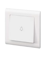 MK ESSENTIALS 1G BELL PUSH WIDE ROCKER-MV4778BWHI