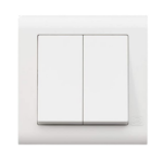 MK ESSENTIALS 2GANG 1WAY WIDE ROCKER-MV4782W1WHI