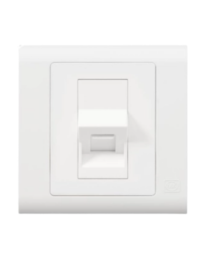 33 MK ESSENTIALS DATASOCKET 1GANG RJ45-MV428WHI - Image 1