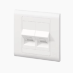 MK ESSENTIALS DATA SOCKET 2GANG RJ45-MV429WHI - Image 2