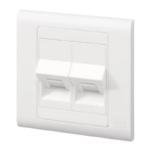 MK ESSENTIALS DATA SOCKET 2GANG RJ45-MV429WHI