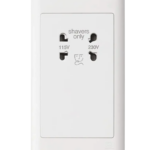 MK ESSENTIALS SHAVER SOCKET 115/230V 50/60Hz-MV701WHI