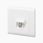 MK ESSENTIALS TV SOCKET 1G 'F' TYPE-MV3529WHI - Image 2