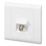 MK ESSENTIALS TV SOCKET 1G 'F' TYPE-MV3529WHI