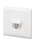 MK ESSENTIALS TV SOCKET 1G 'F' TYPE-MV3529WHI