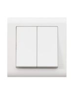 MK ESSENTIALS 2GANG 2WAY WIDE ROCKER-MV4782WHI
