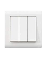 MK ESSENTIALS 3GANG 2WAY WIDE ROCKER-MV4783WHI