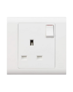 MK ESSENTIALS 13A SINGLE SOCKET-MV2757WHI