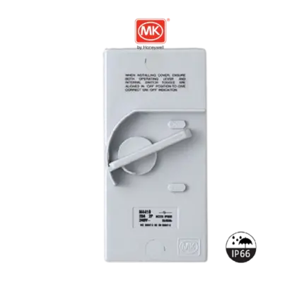 MK ELECTRIC 45A 4P ISOLATOR SWITCH IP66 M4420‑22
