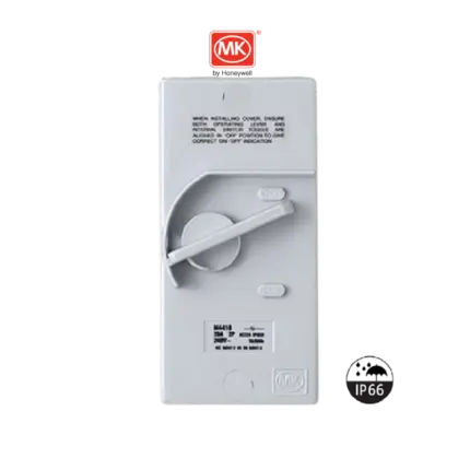 MK ELECTRIC 63A 4P ISOLATOR SWITCH IP66 M4422‑22